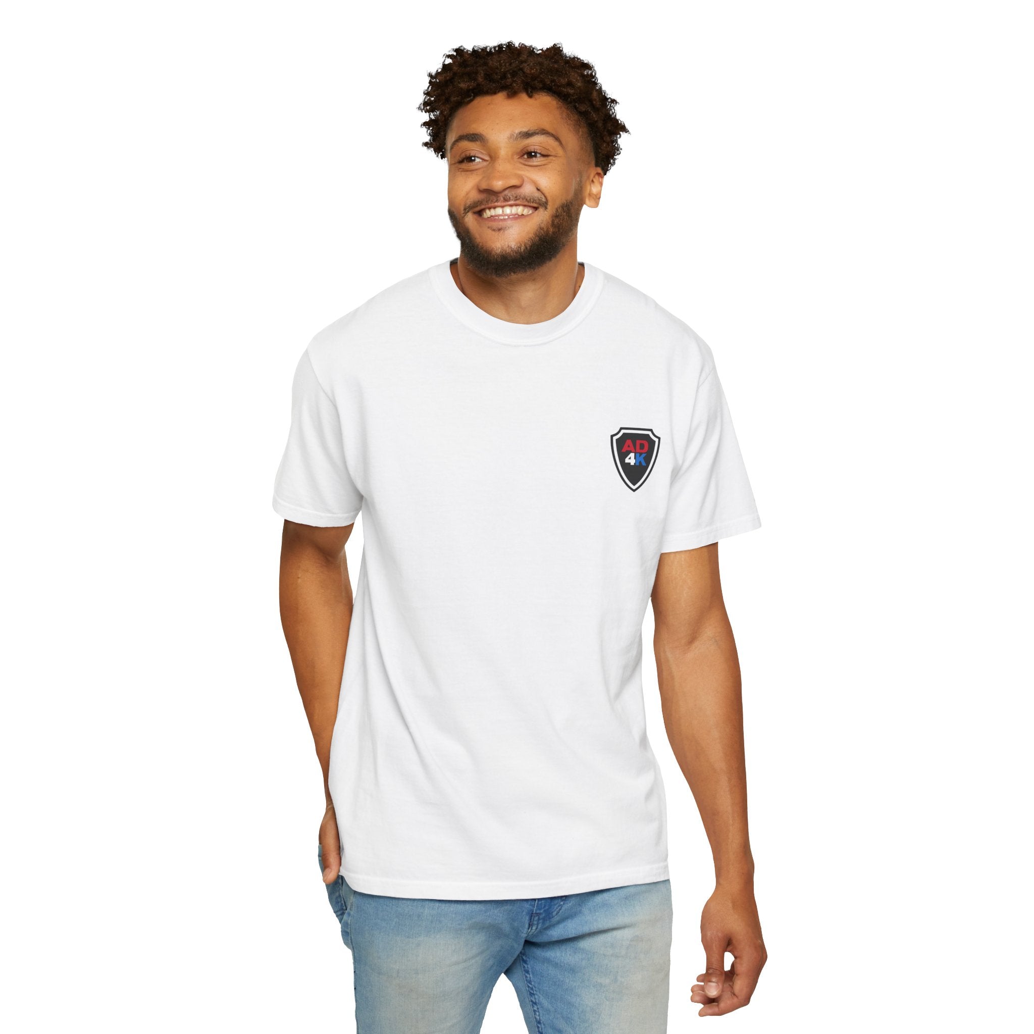 AD4K Shield Adult Tee — Black