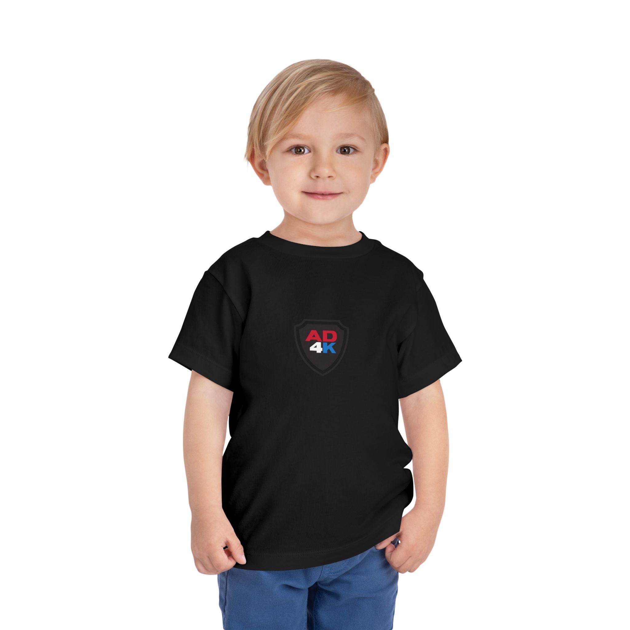 AD4K Shield Toddler Tee — Black