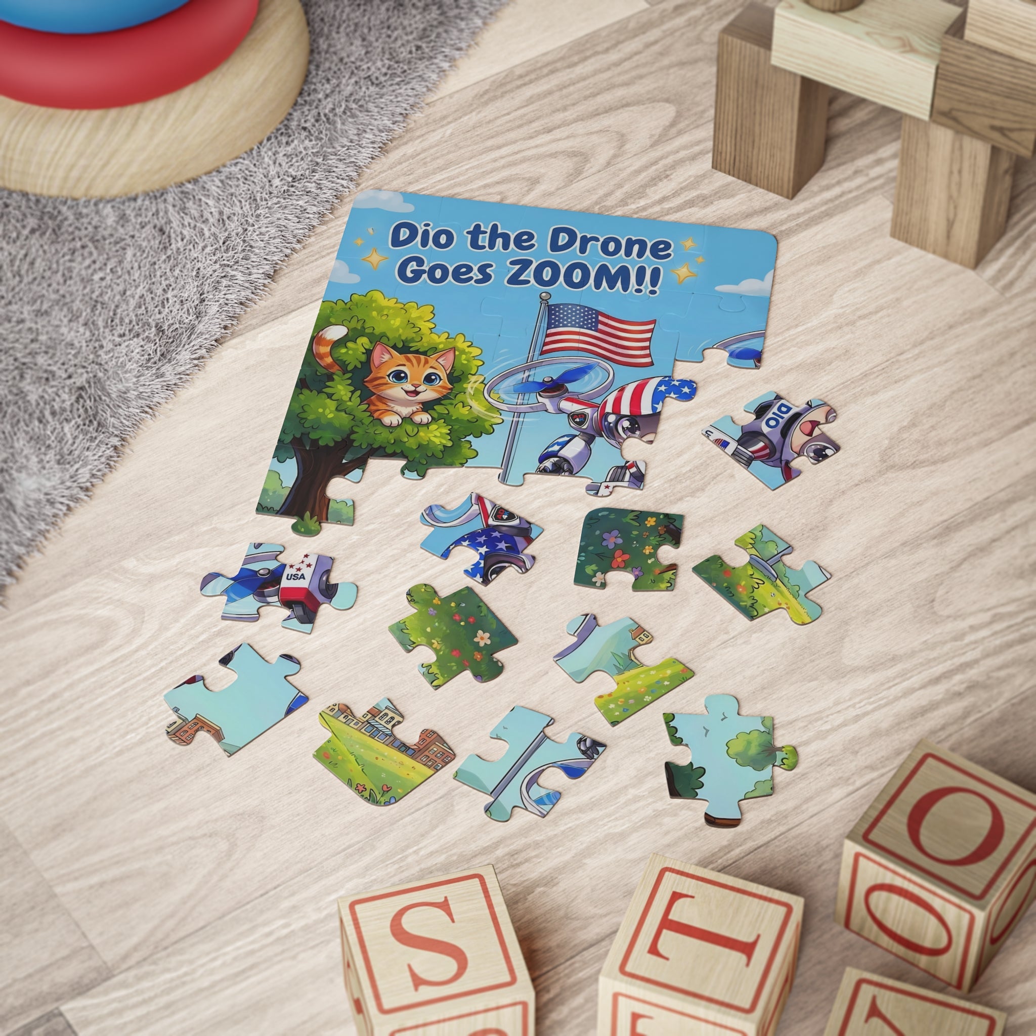 DIO THE DRONE GOES ZOOM!! — 30 Piece Puzzle