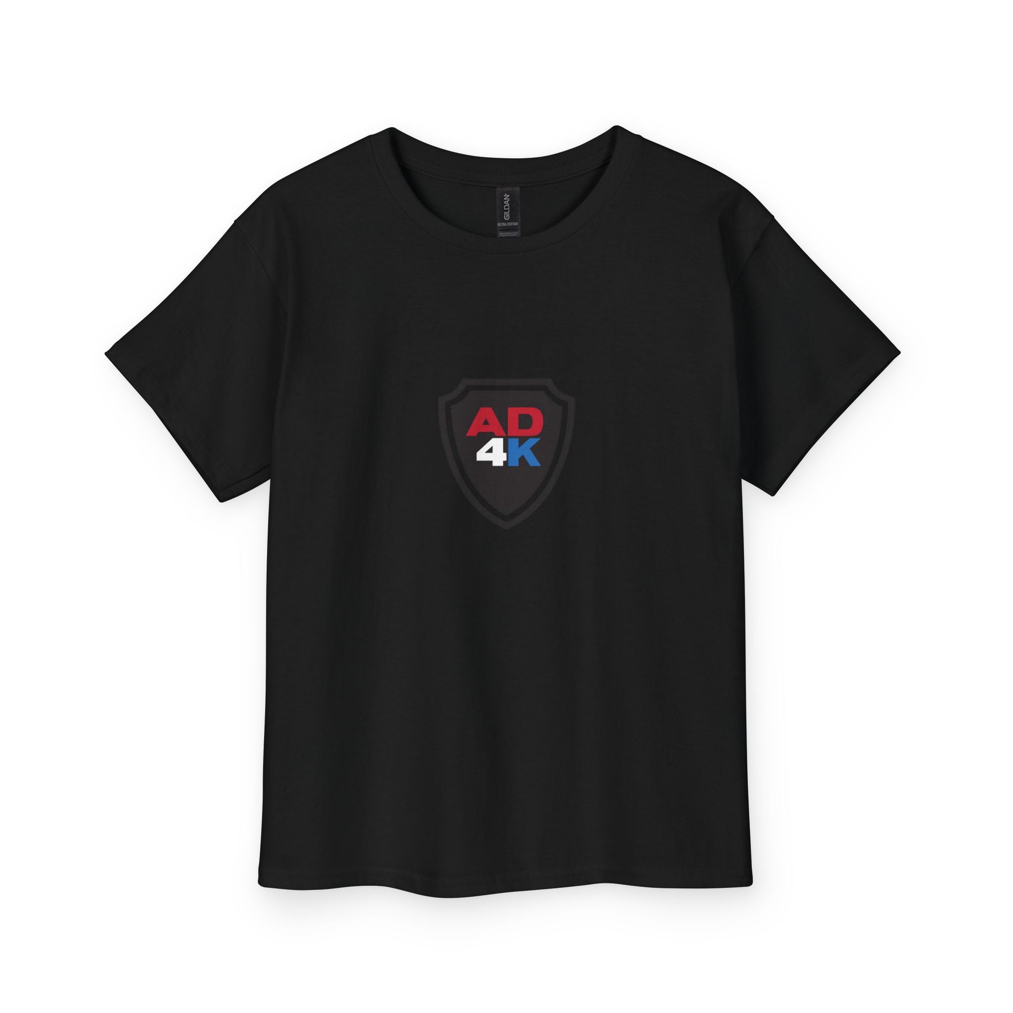 AD4K Shield Youth Tee — Black
