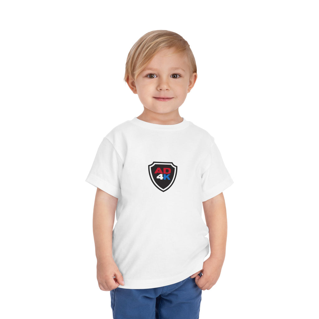 AD4K Shield Toddler Tee — White