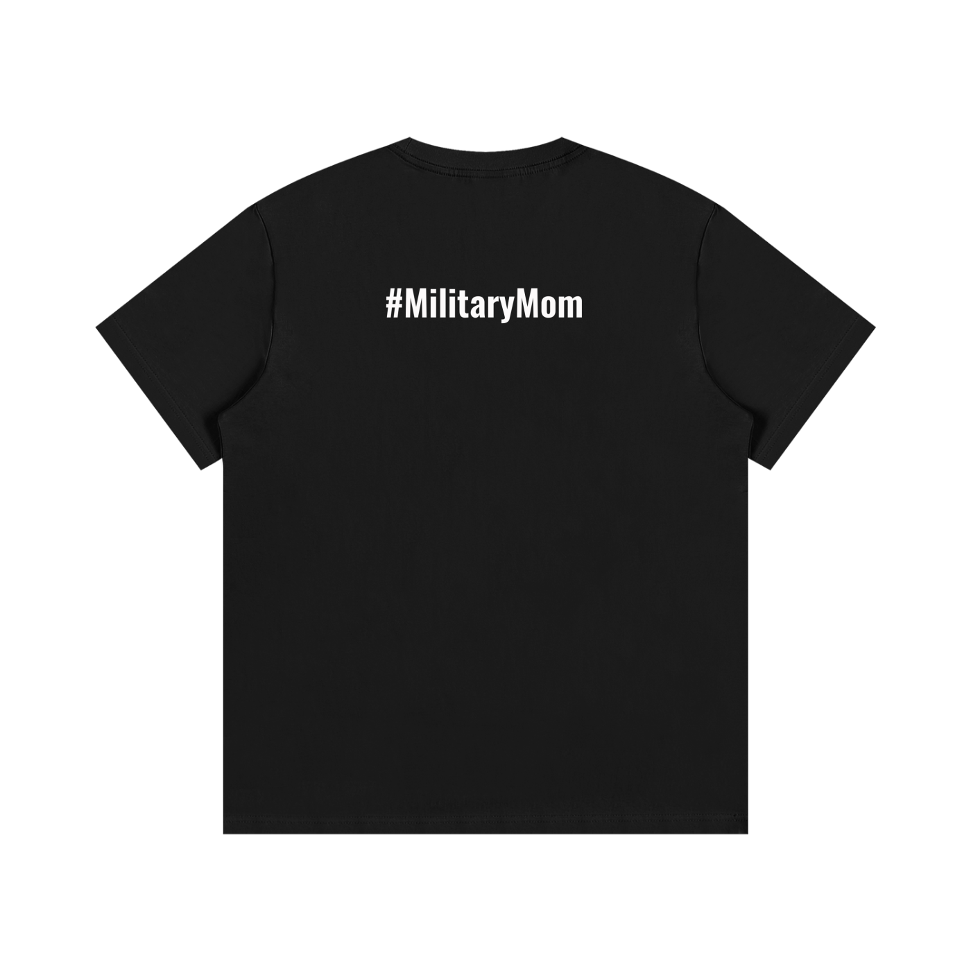 AD4K Shield Adult Tee #MilitaryMom — Black
