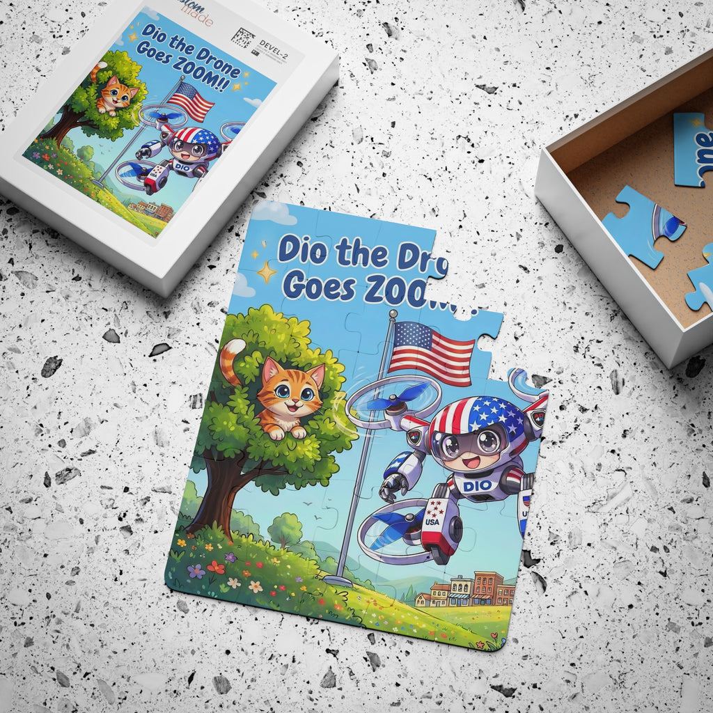 DIO THE DRONE GOES ZOOM!! — 30 Piece Puzzle