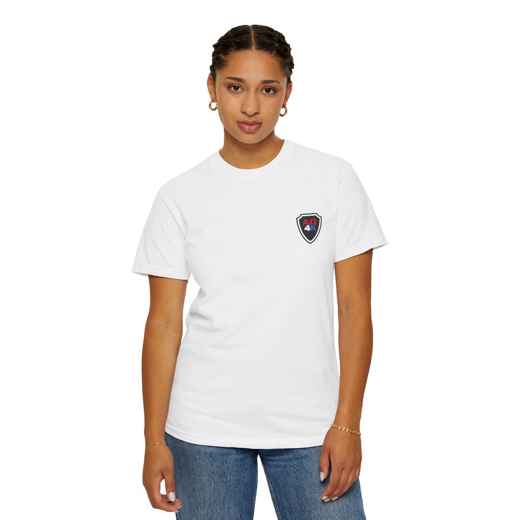 AD4K Shield Adult Tee — White