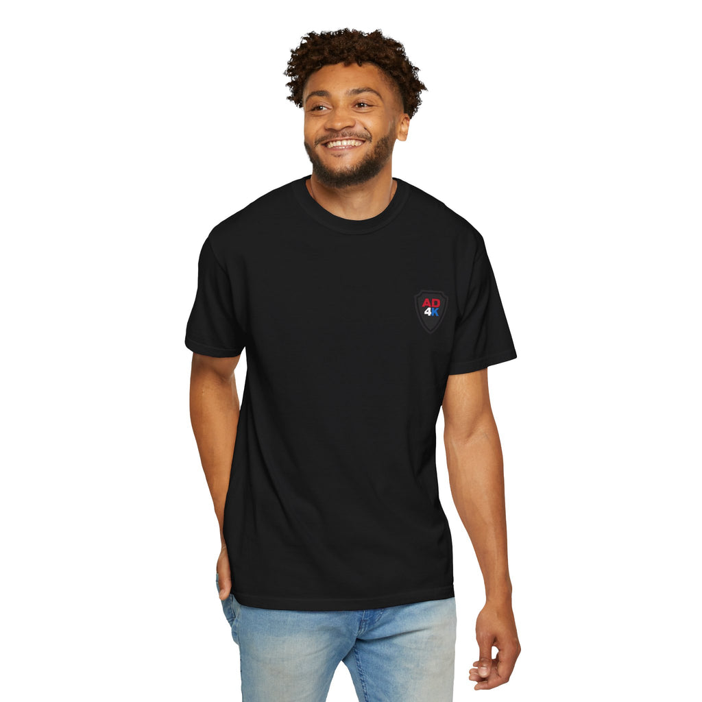 AD4K Shield Adult Tee — Black