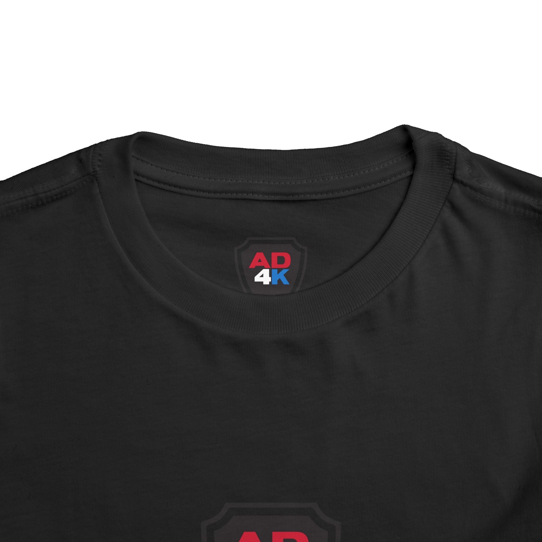 AD4K Shield Toddler Tee — Black