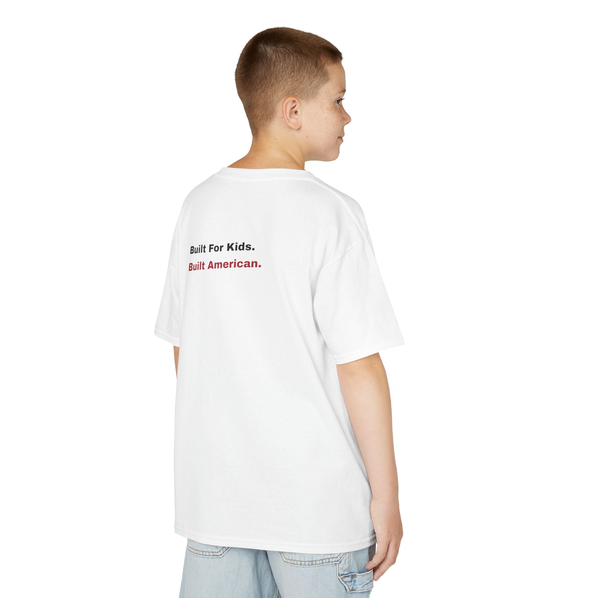 AD4K Shield Youth Tee — White