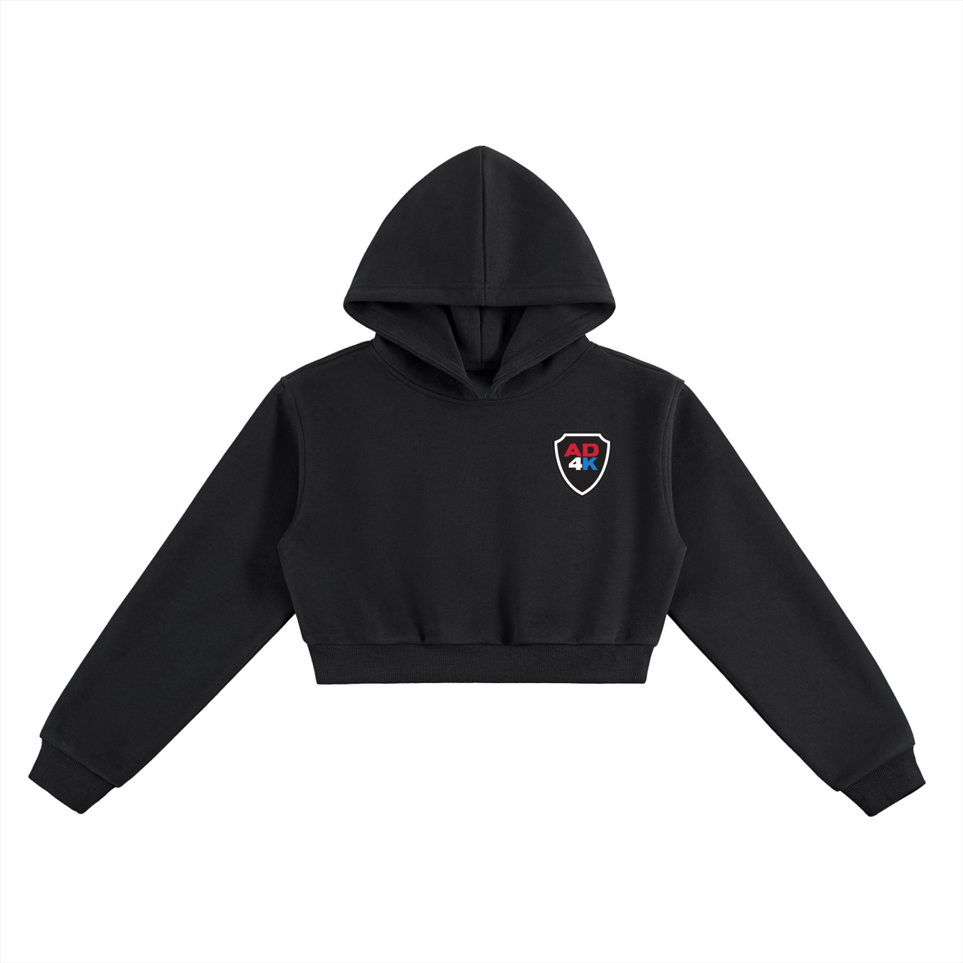 AD4K Shield Adult Cropped Hoodie