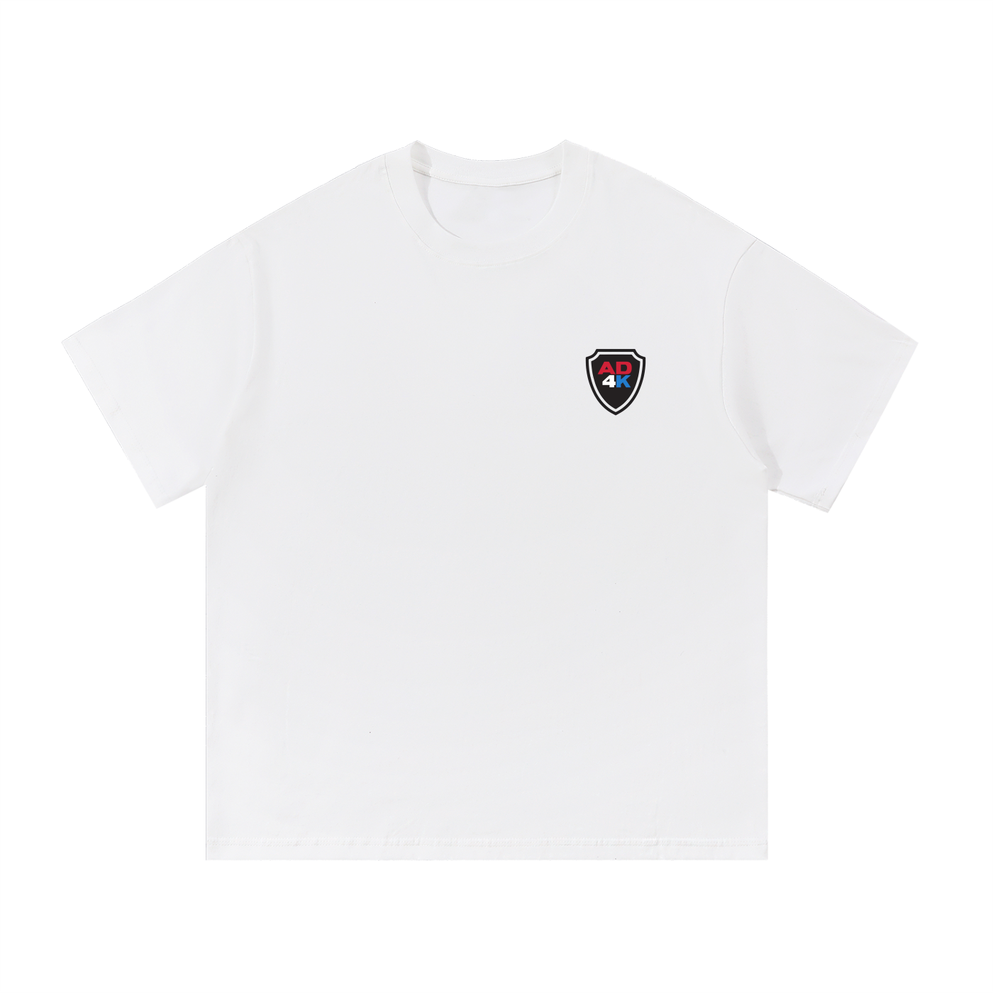 AD4K Shield Adult Tee #MilitaryDad — White