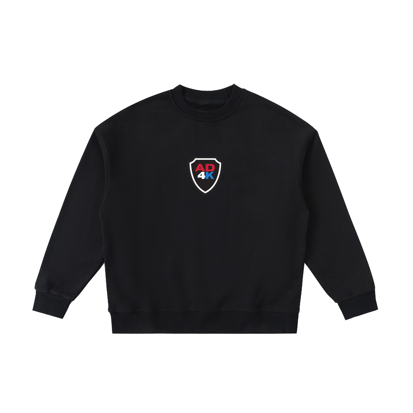 AD4K Shield Essential Youth Sweatshirt — Black