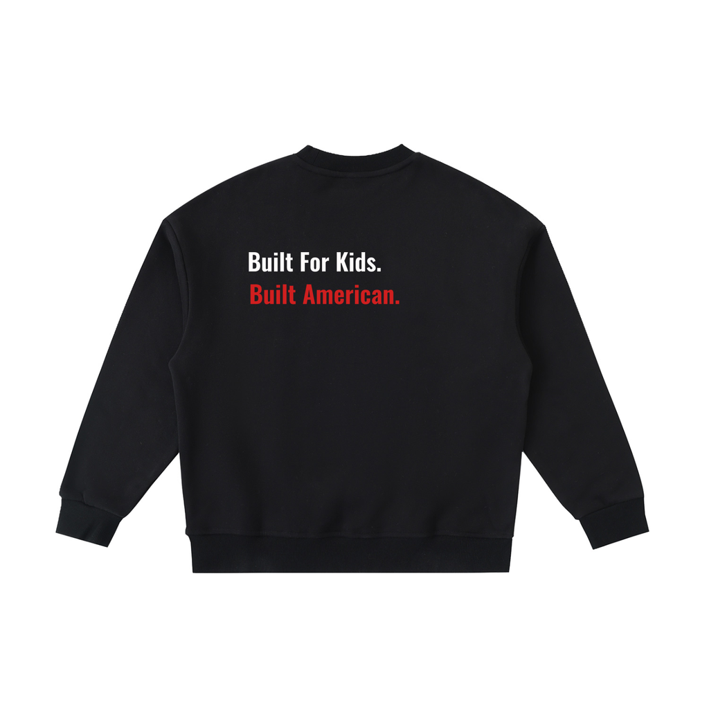 AD4K Shield Essential Youth Sweatshirt — Black