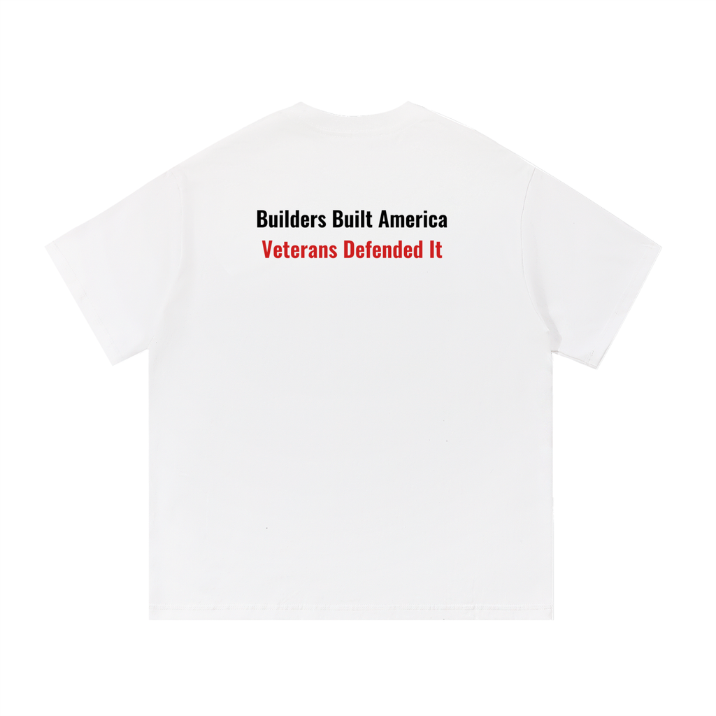 AD4K Shield Veterans Tee — White